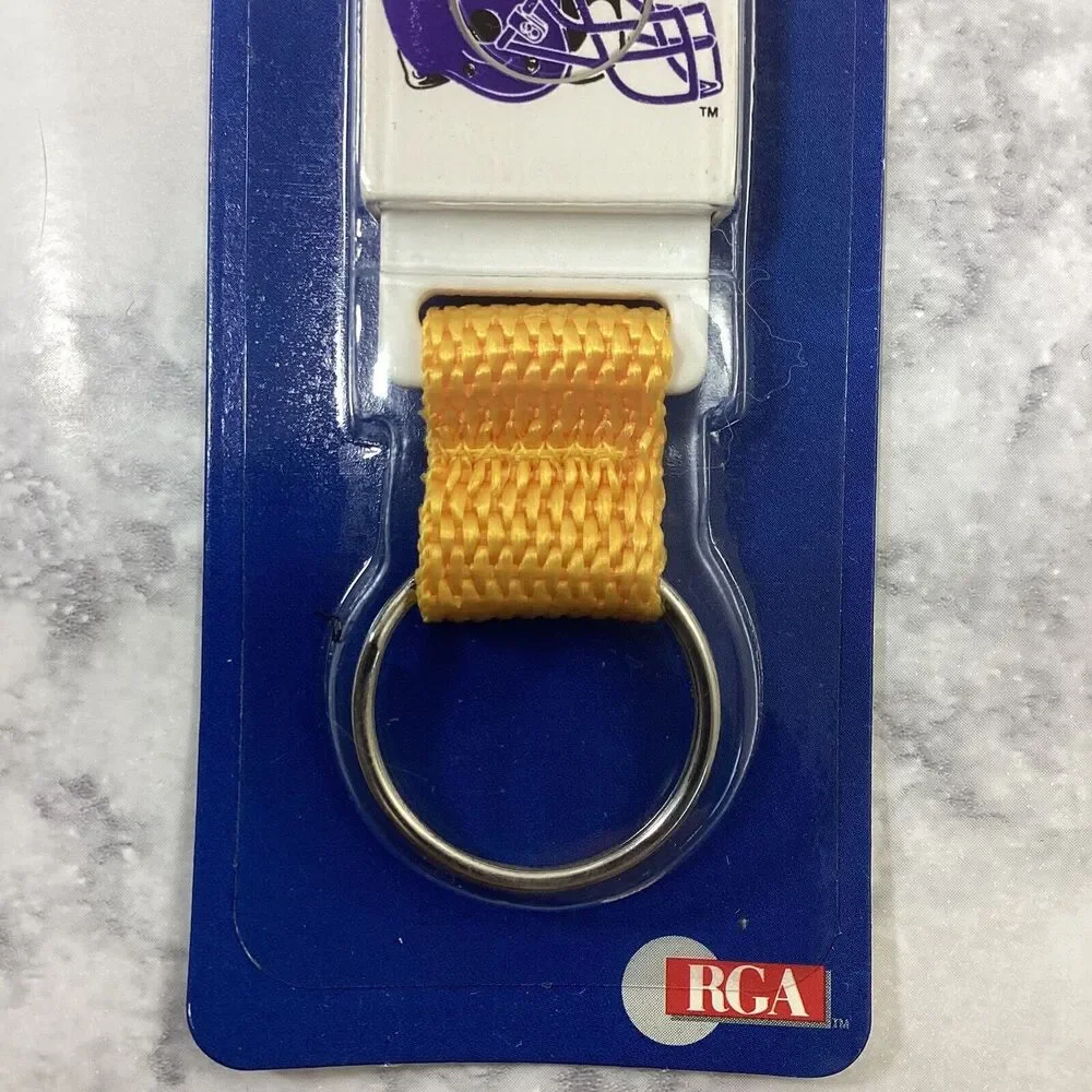 Minnesota Vikings Key Ring Push Button Quick Release Buckle New Team NFL